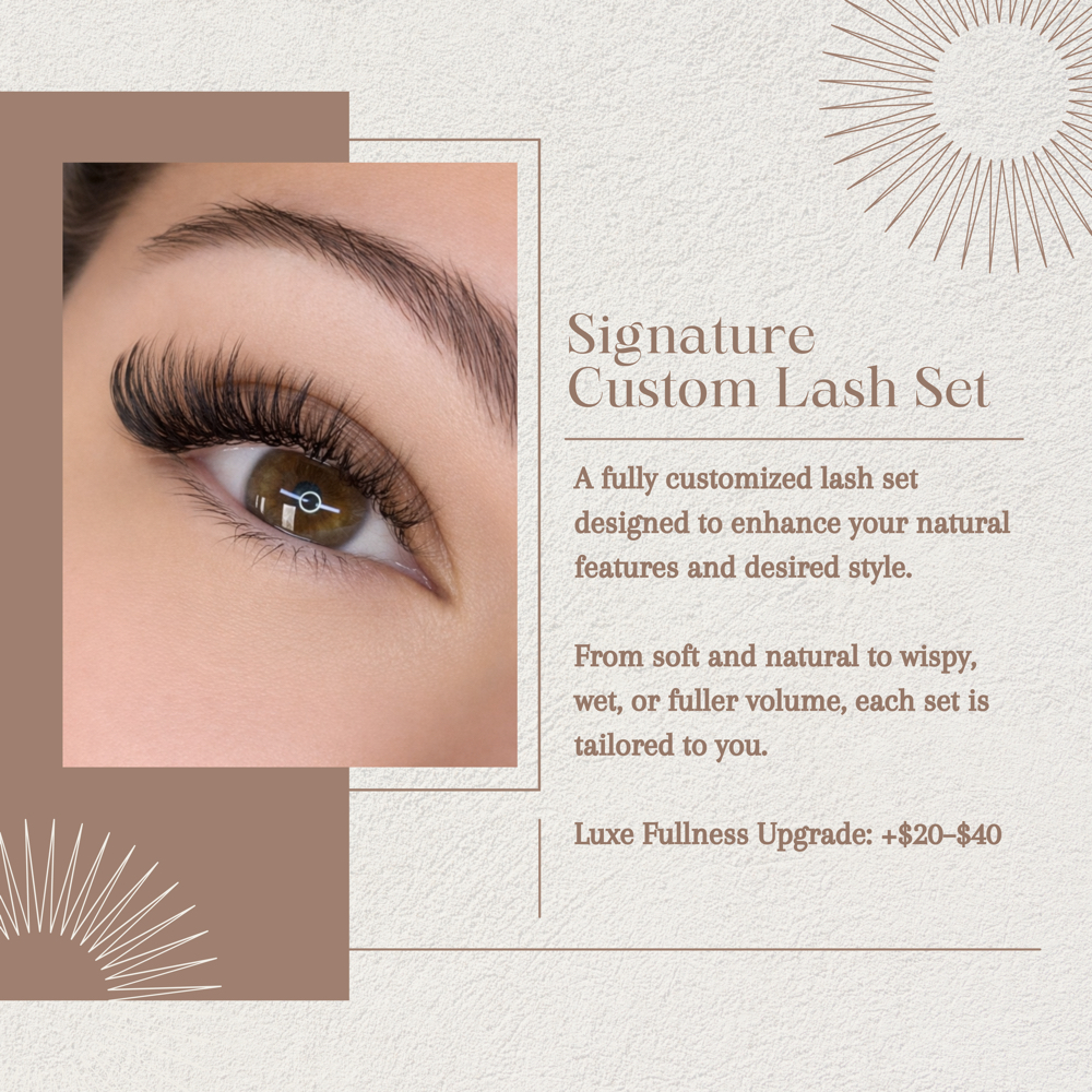 Signature Custom Lash Set at Violet Moon Beauty in Folsom, CA