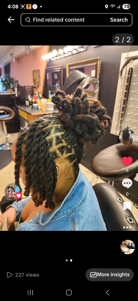 Wash Re-twist And Style at Braids by meatta llc in Ypsilanti, MI