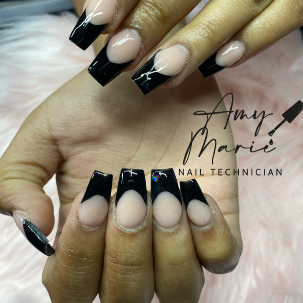 Full Set French Tip at Amyz Nailz in Nashville, NC