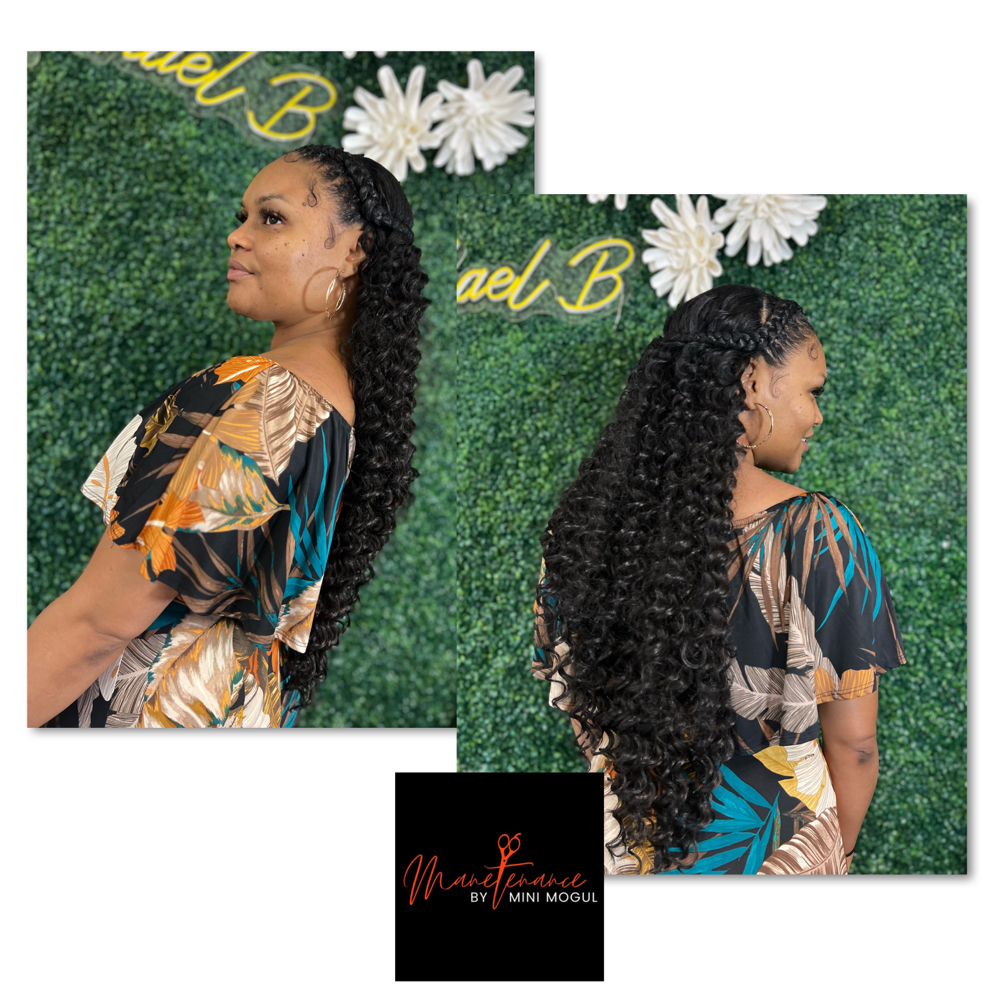 Quickweave w/ 2 Braids