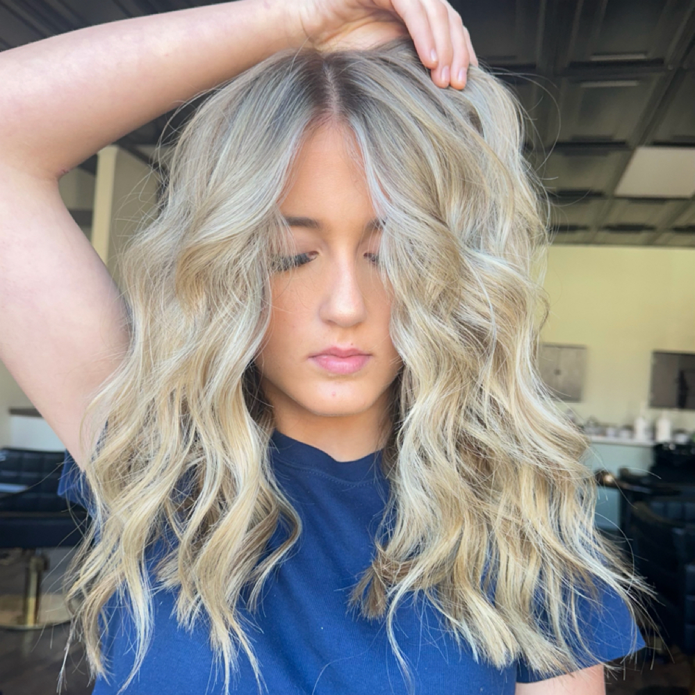 Full Blonding Transformation at Hair by Emma Grace in Jackson, OH