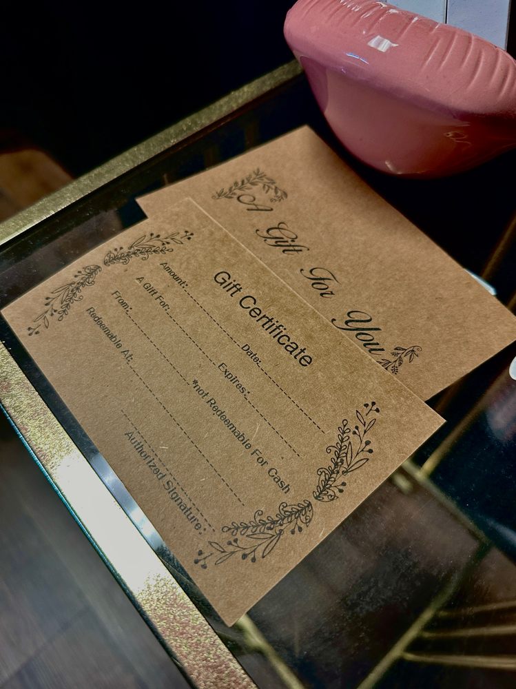 Gift Certificate Pickup