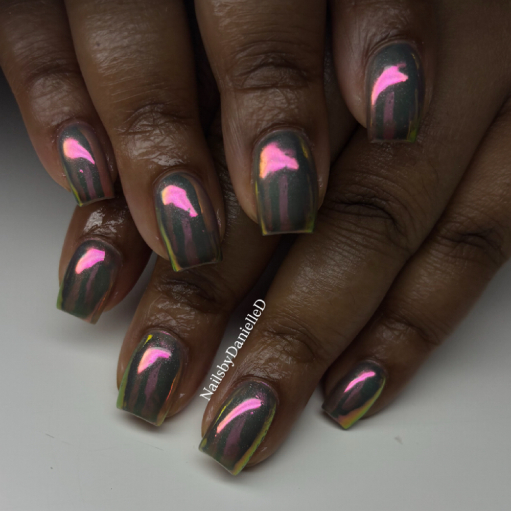 Chrome at Nails by Danielle D in Indianapolis, IN