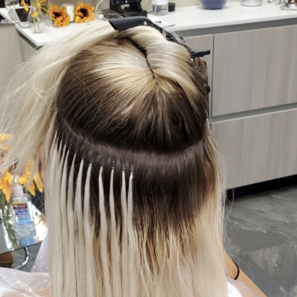 Move Up - Micro Bead (I-tip) at Sandy's Hair Expressions ~ The Hair Extensions Salon in Carmel, IN