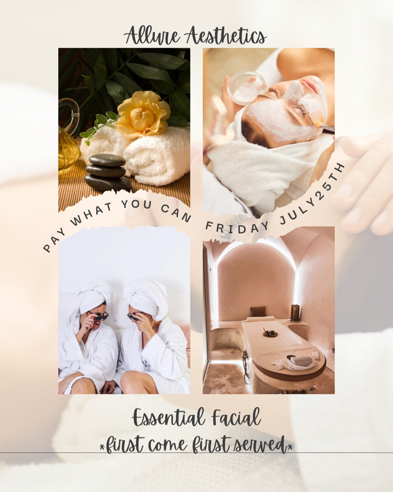 Pay What You Can Facial