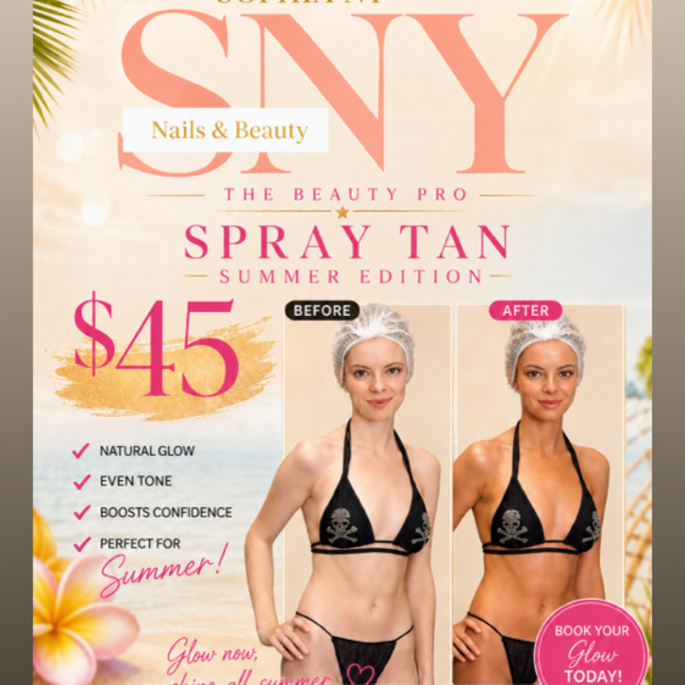 Birthday Flawless Spray Tan at Sophia NY Nails & Beauty in Boca Raton, FL