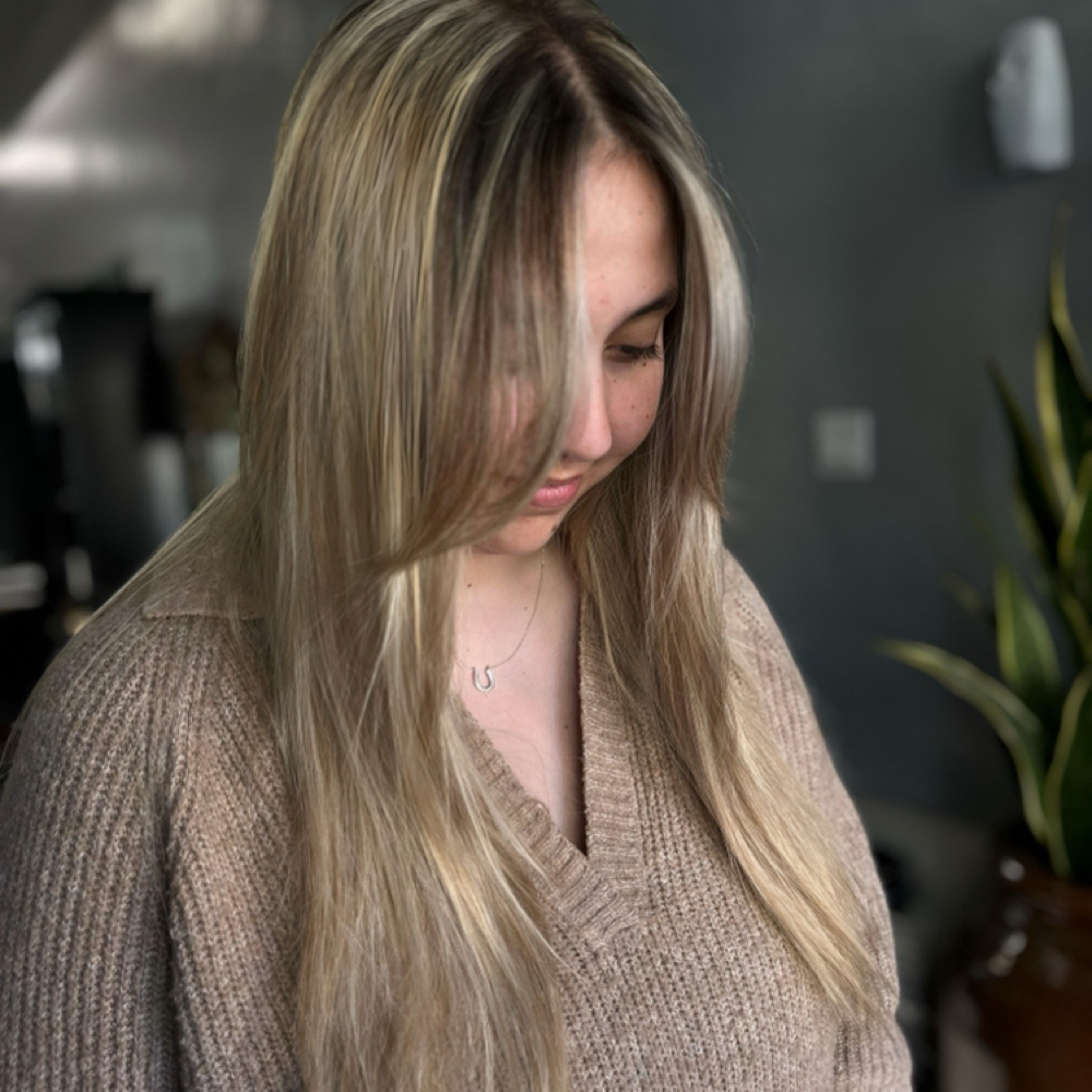 Soft Dimentional Blonde at Hair studio 212 in Salinas, CA