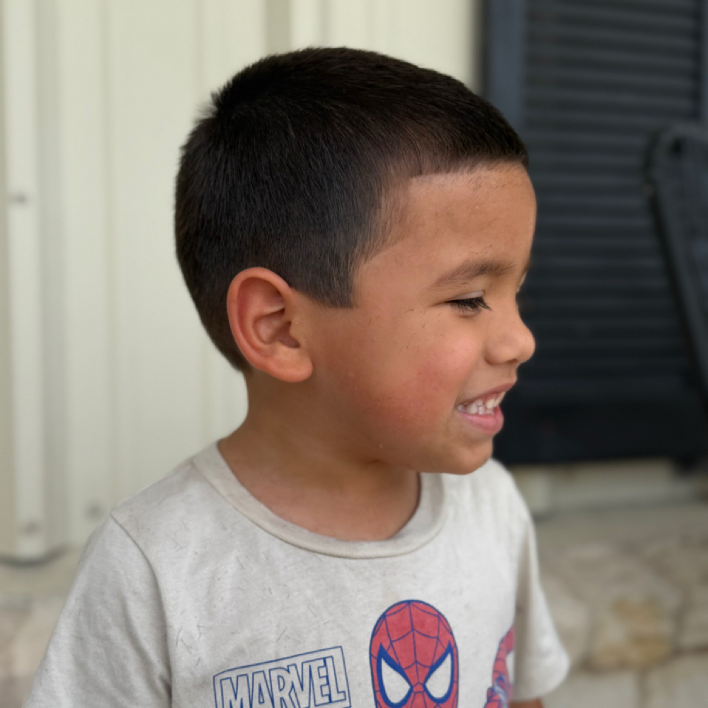 5 & Under Boys Scissor Cut at Jayesvanity in Victoria, TX
