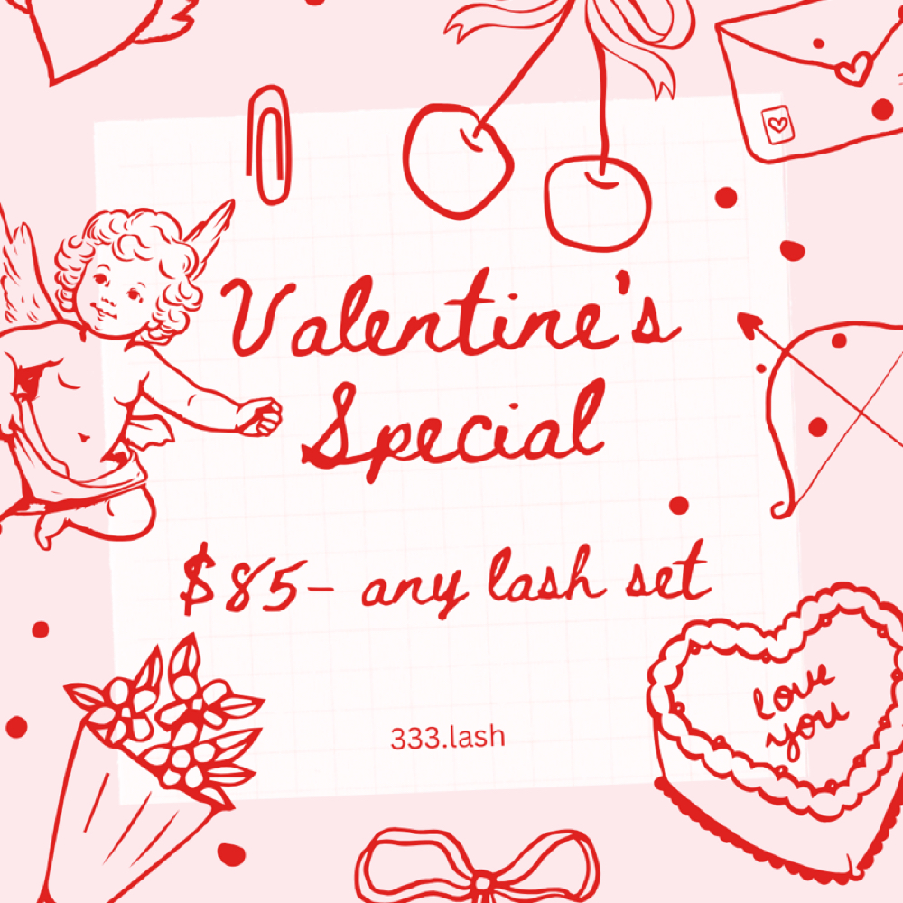 Valentines Special at 333.lash in Dallas, TX