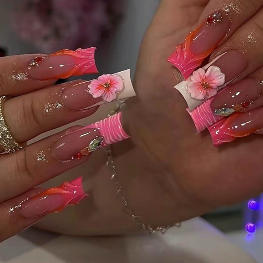 • Medium Acrylic Set & Pedicure at Kandys Glam Bar LLC in San Antonio, TX