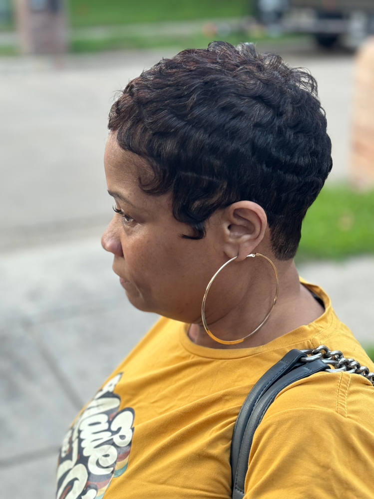 Relaxer Retouch w/Cut & Style