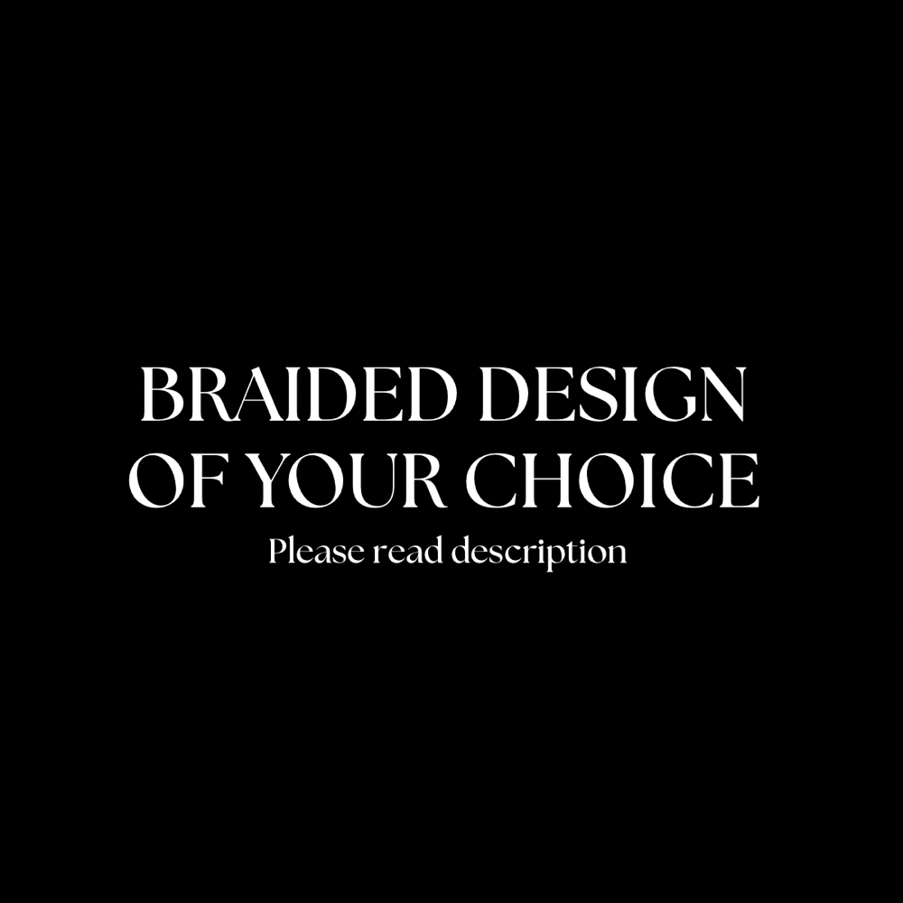 Natural Braided Design at Slaid & Stitched in Arlington, TX