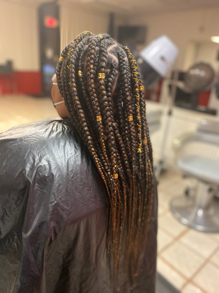 Medium Box Braids
