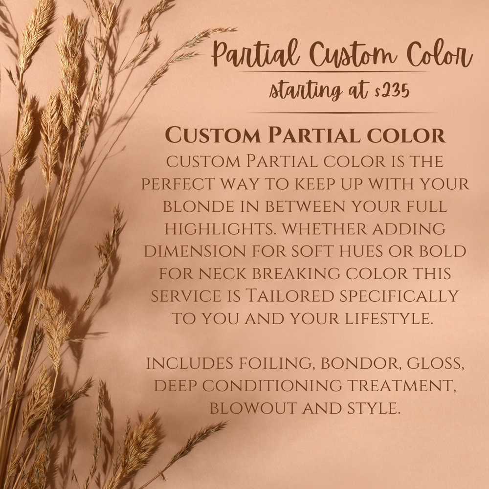 Partial Custom Color