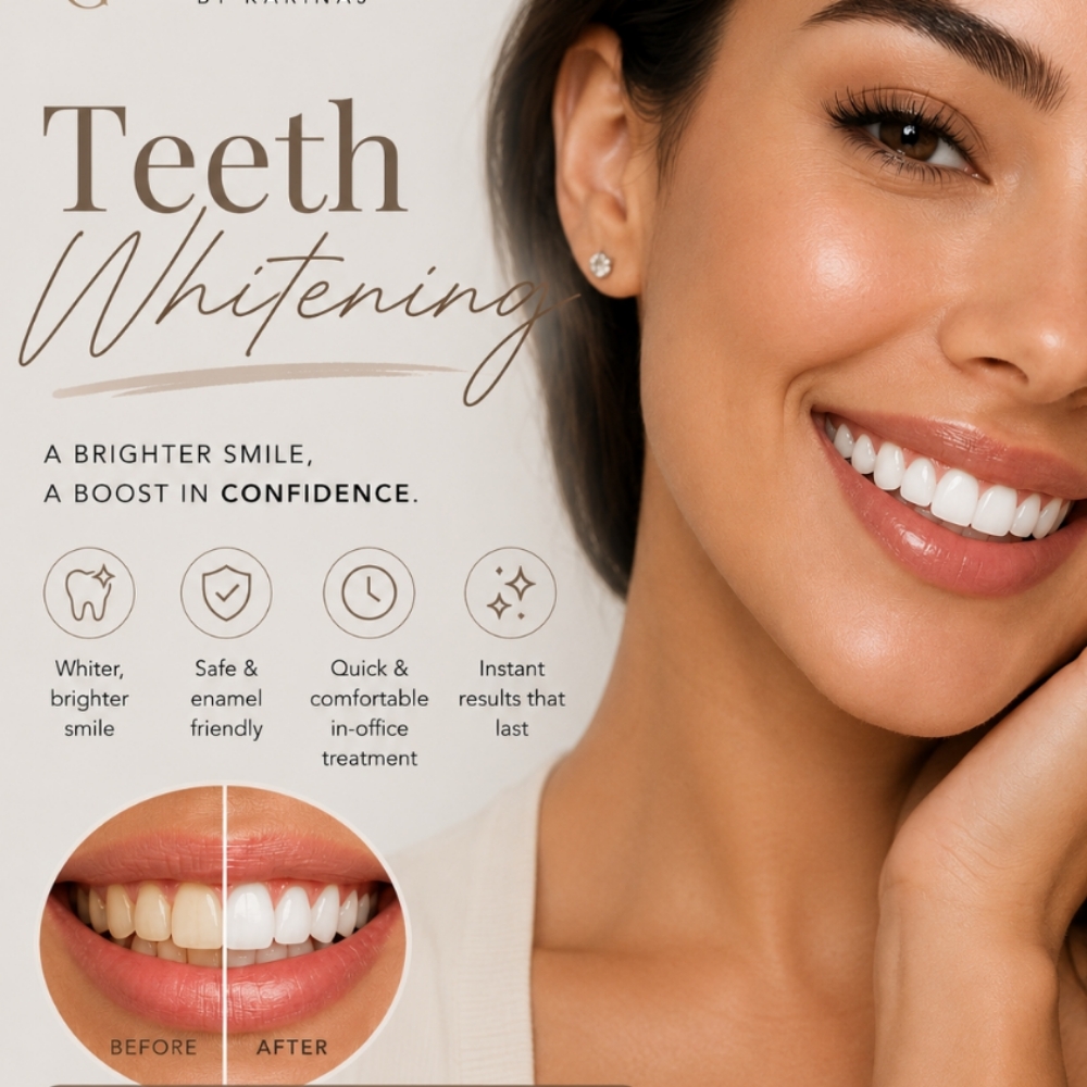 Teeth Whitening at Haus of Glam by Karina J in Haverhill, FL