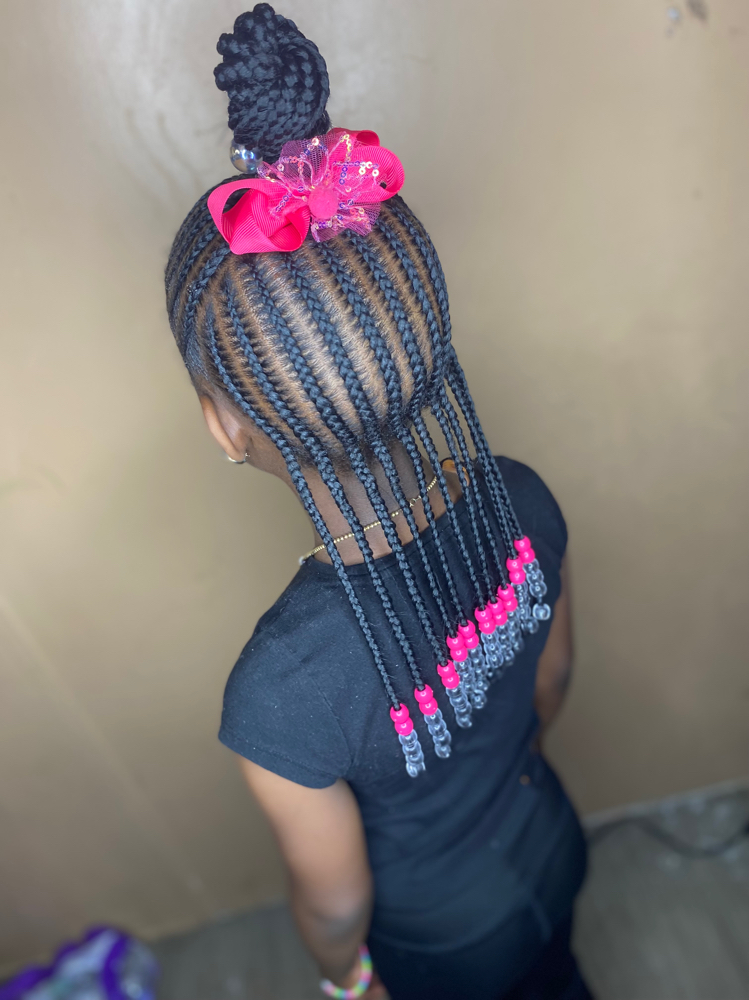 5 & Under Kids braided styles