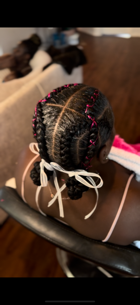 4 - 6 stitch braids