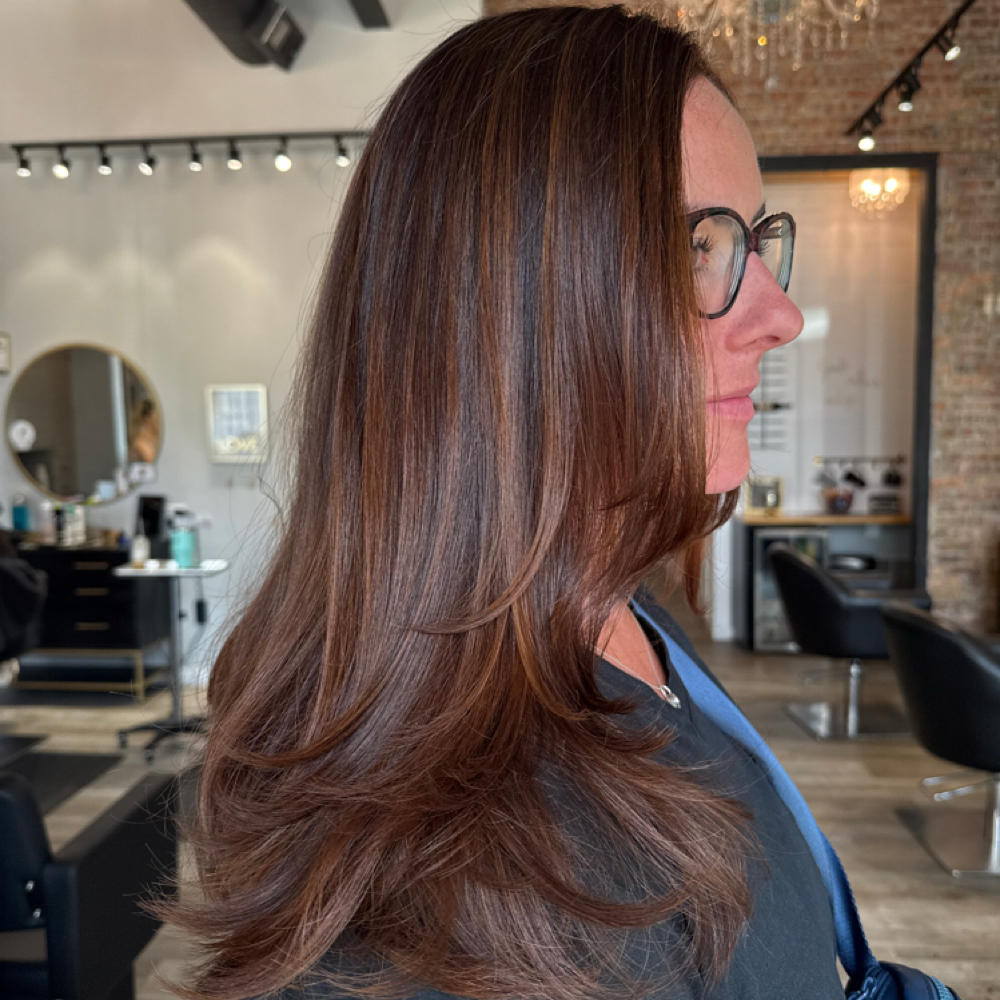 Partial Foilyage & Blowout at BLOOM Beauty & Brows in Geneva, IL