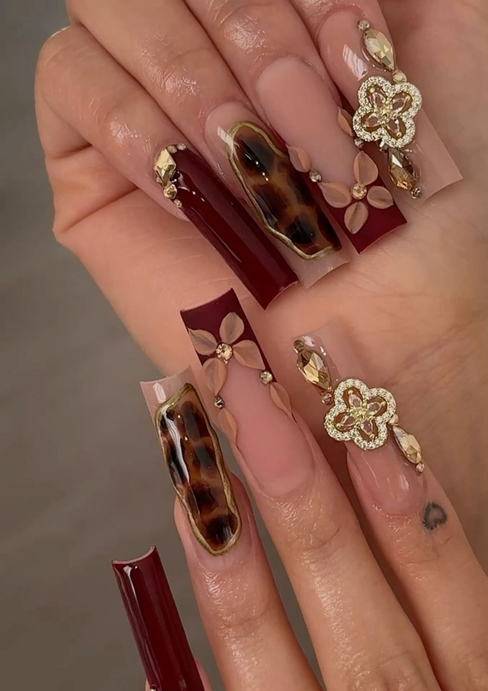 Long Acrylic Full Set