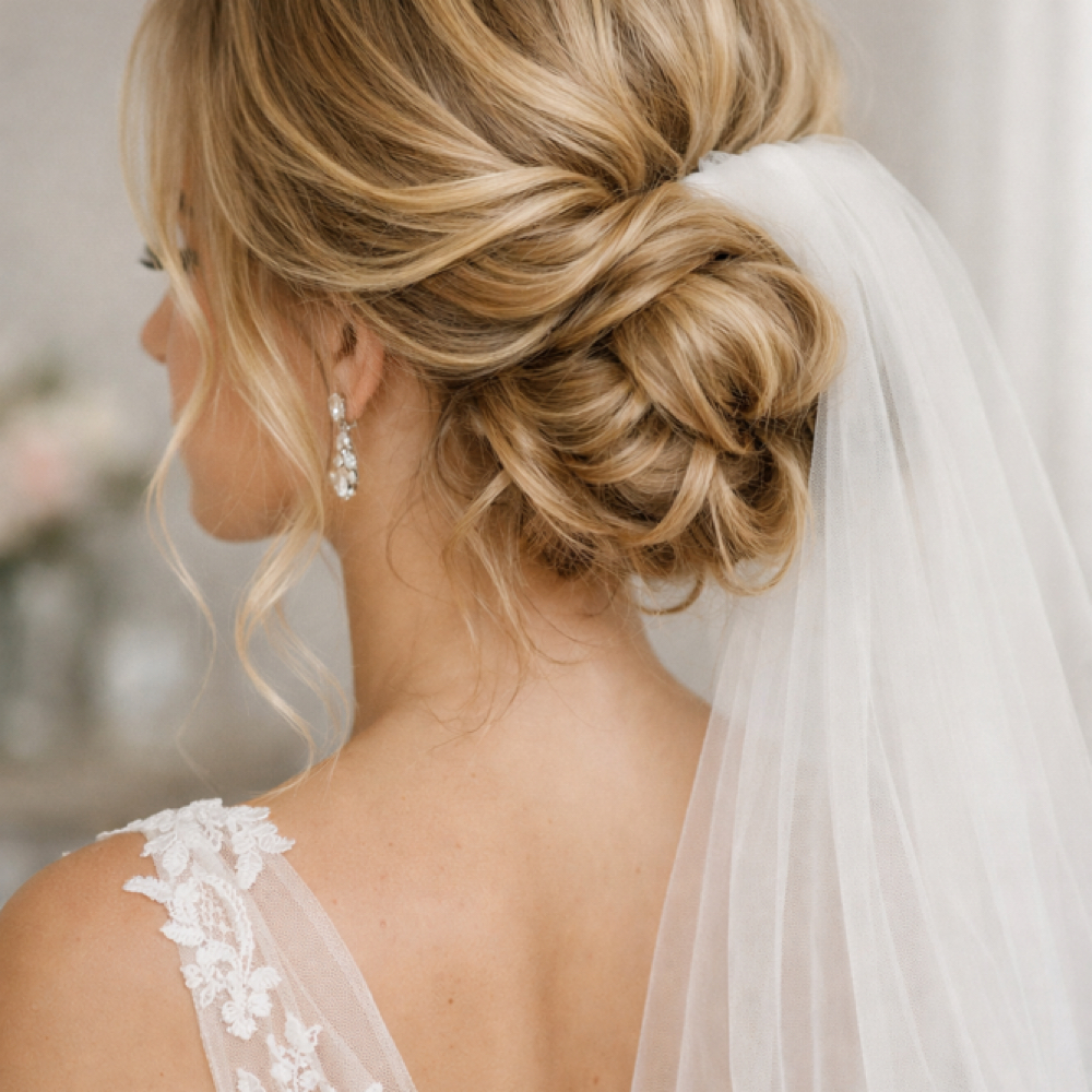 Wedding Hair at Blush and Bloom Aesthetics in Forsyth, GA
