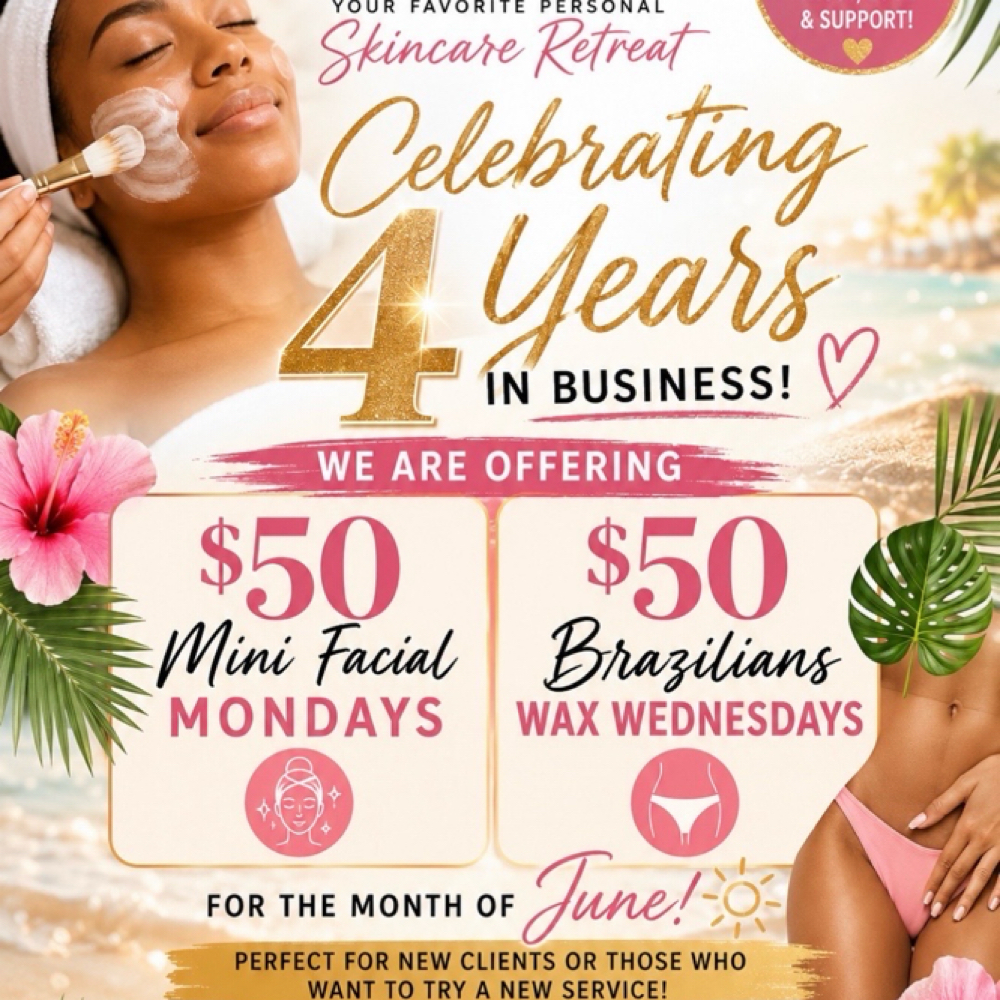 🎉Mini Facial Monday’s🎉 at INoire Day Spa in Kankakee, IL