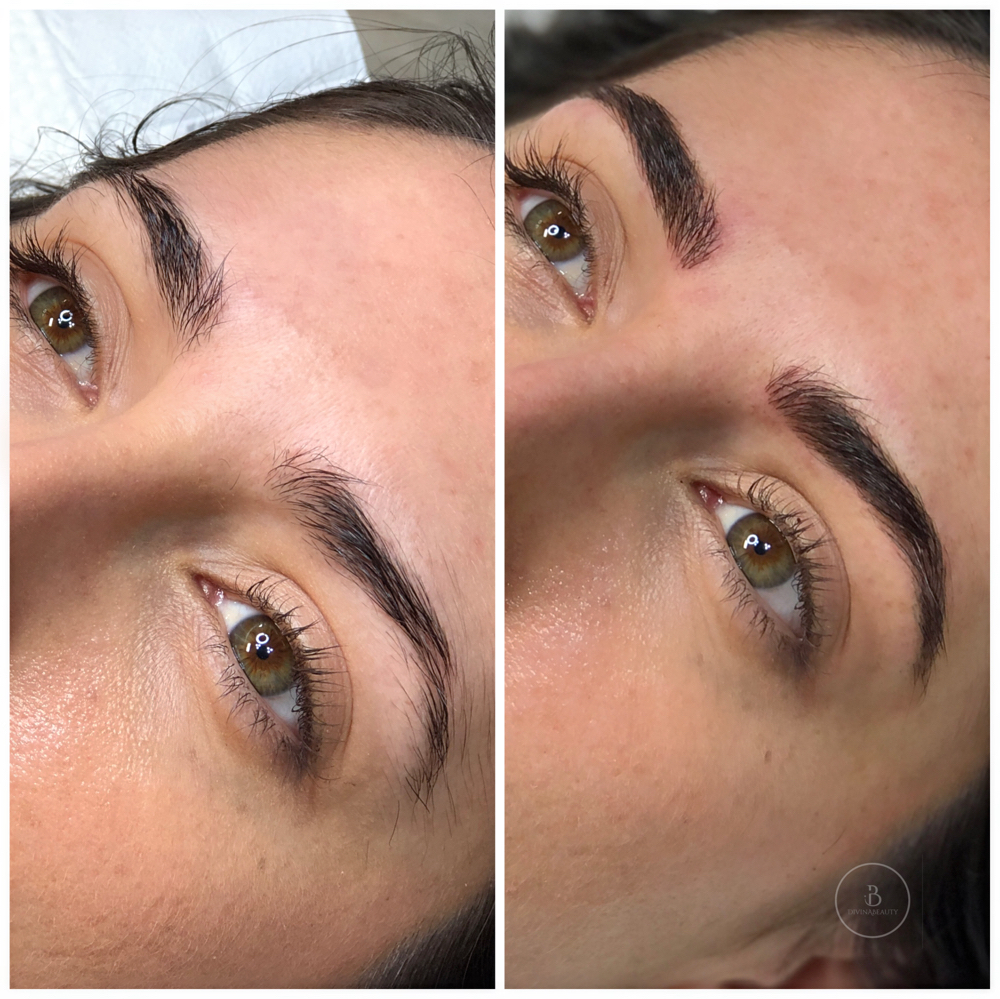 Brow Microblading Touchup After 3 M