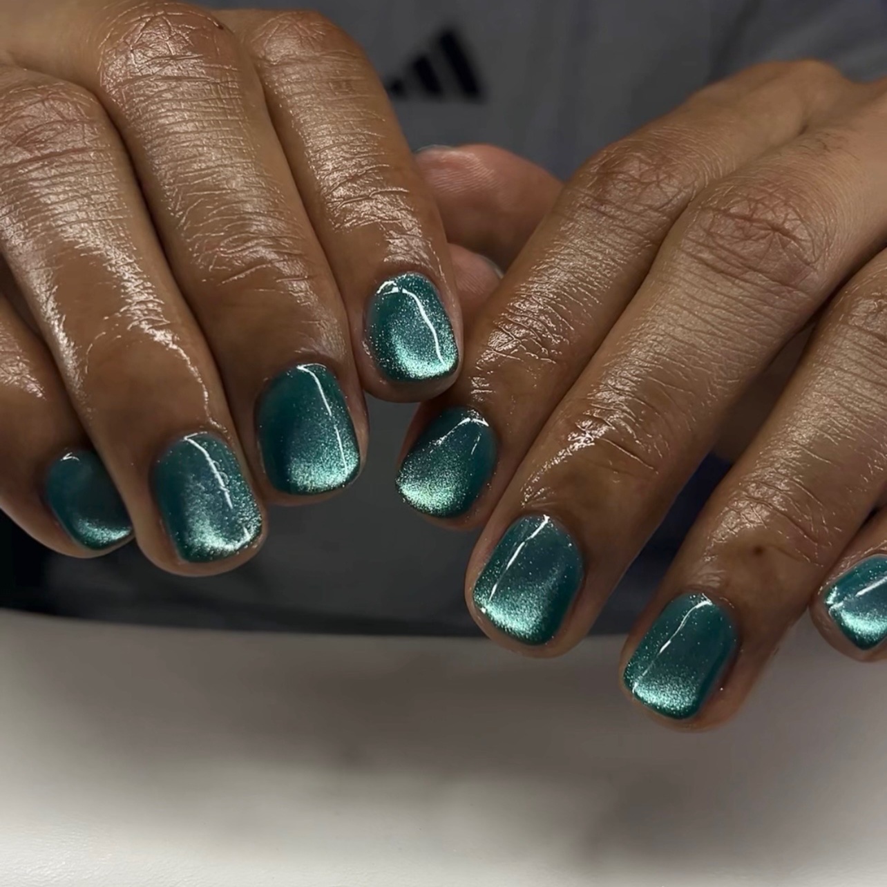 Cat Eye Nails at Daya's On Point Nails Studio in Pittsburgh, PA