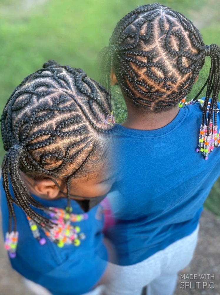 Girl Braids w/ Hair Added (ends) at Braids By Bri in Nashville, TN