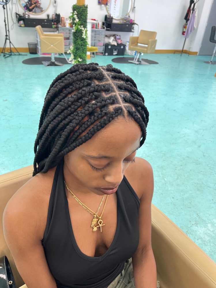 Medium Box Braids at Sue’sGiftedHands in Midlothian, VA