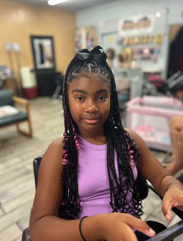Kids Knotless Braids  (5-10)