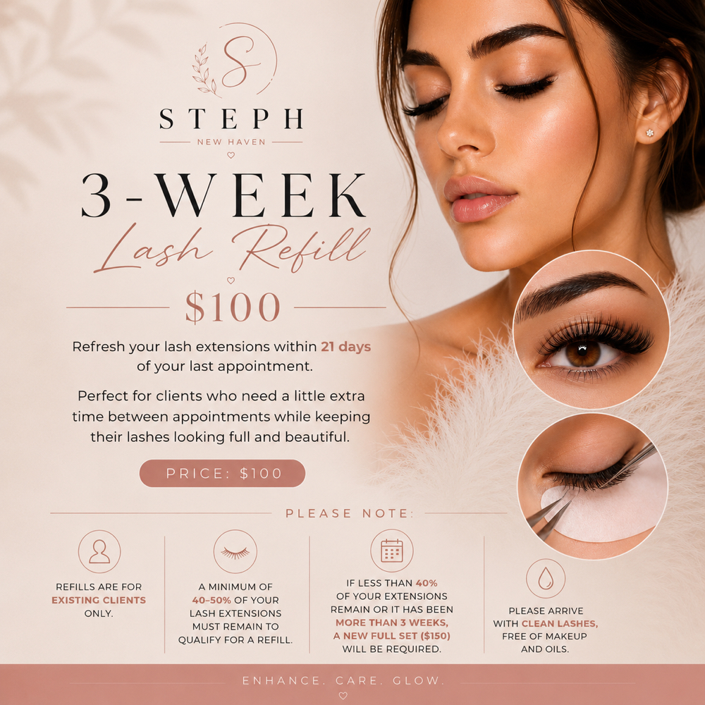 3-Week Lash Refill at Steph New Haven