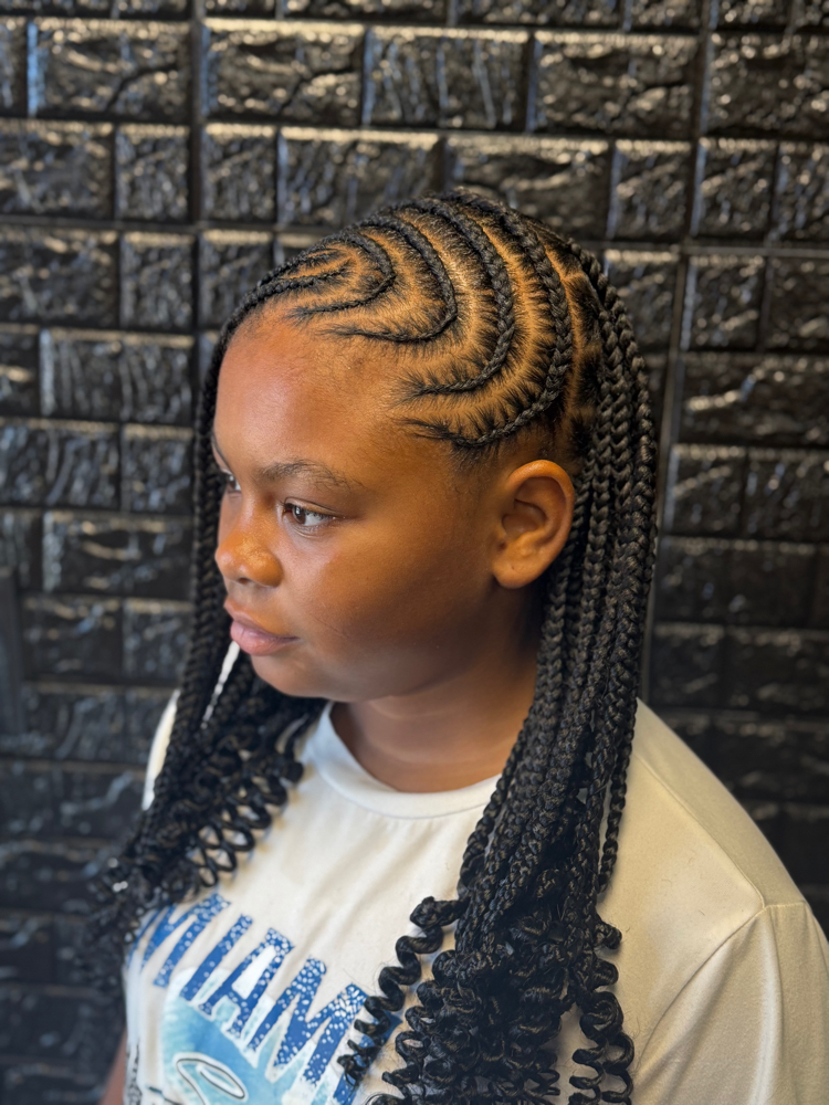 Kid’s Half Lemonade/Knotless Braids at Stay Slayed by Ms.Karry in Monroe, NC