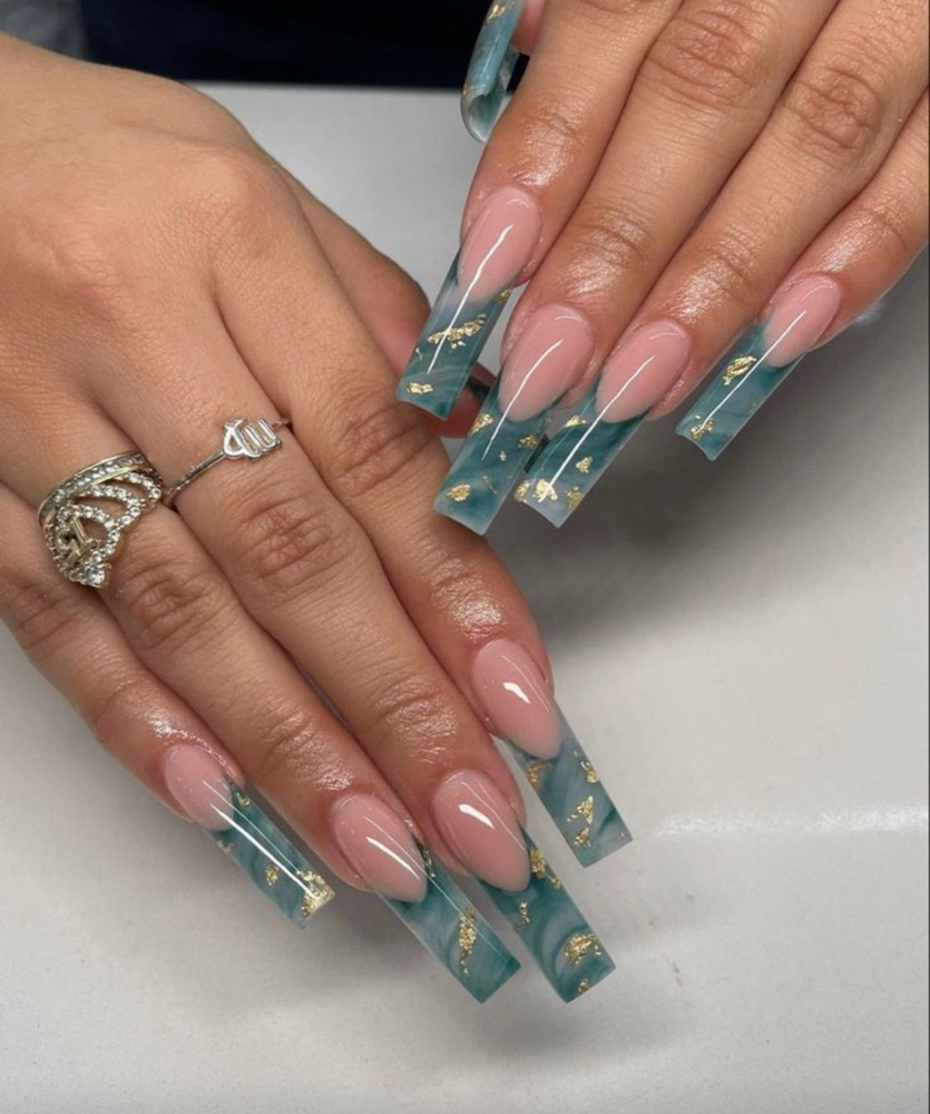 Encapsulated French ($5 Per Nail)