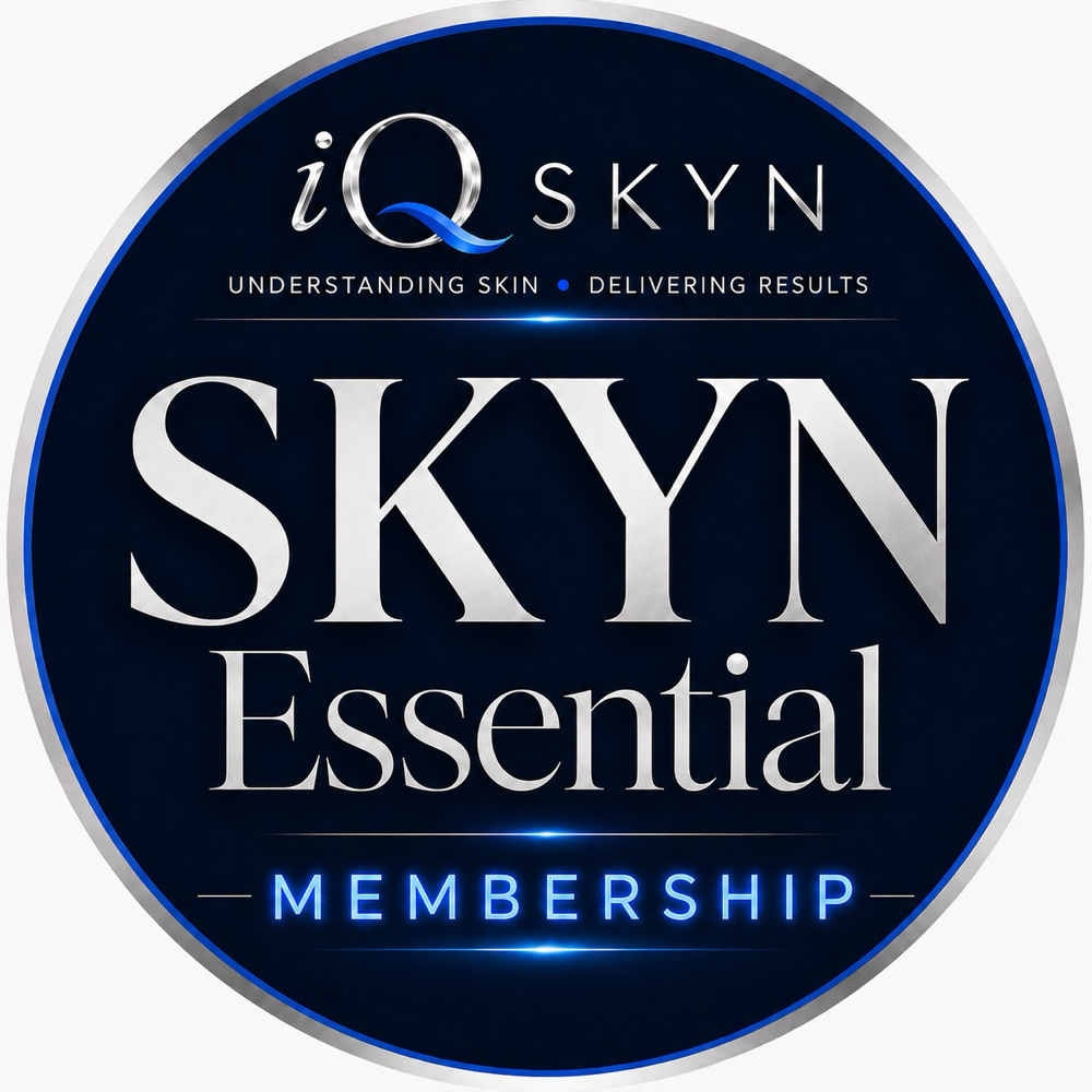 Click Home & the drop down icon at iQ Skyn in Houston, TX