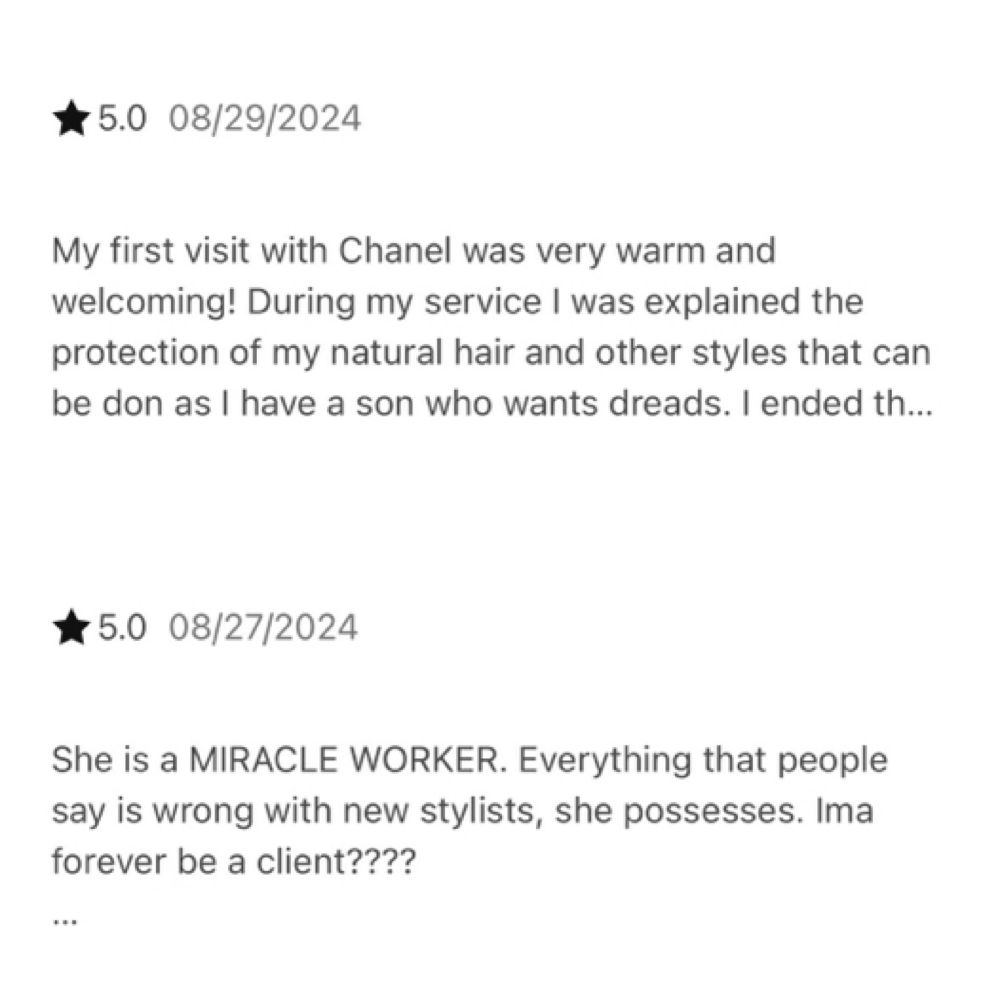 Sew In Take Down at Chanel’s Transformation Beauty Bar in Warner Robins, GA