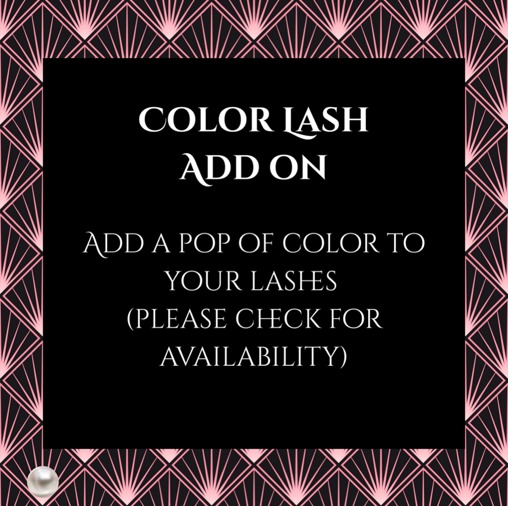 Color Add On - lashes