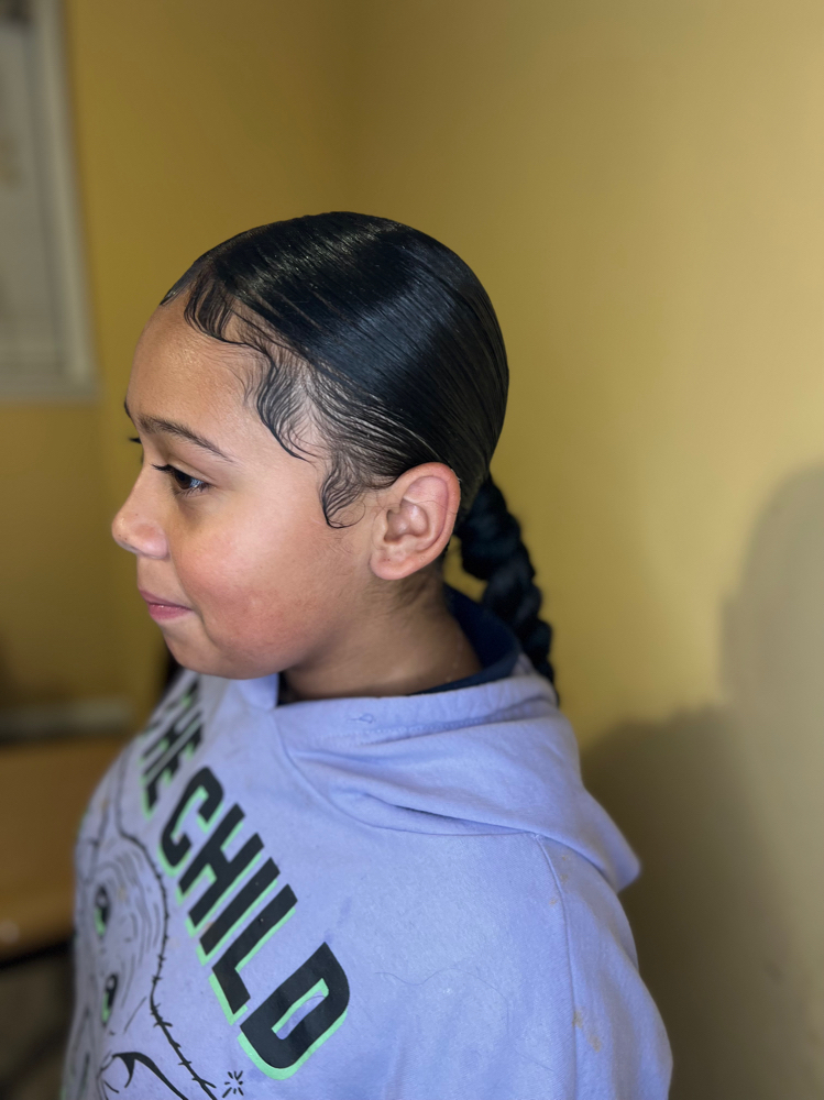 Sleek Braided Ponytail
