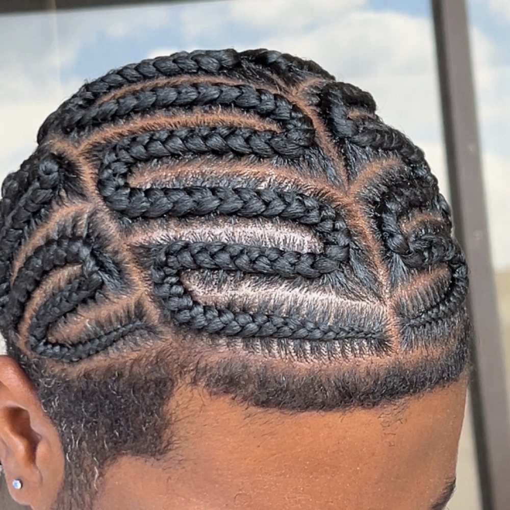 Designer Mens Braids at The Real Stitchologist in Houston, TX