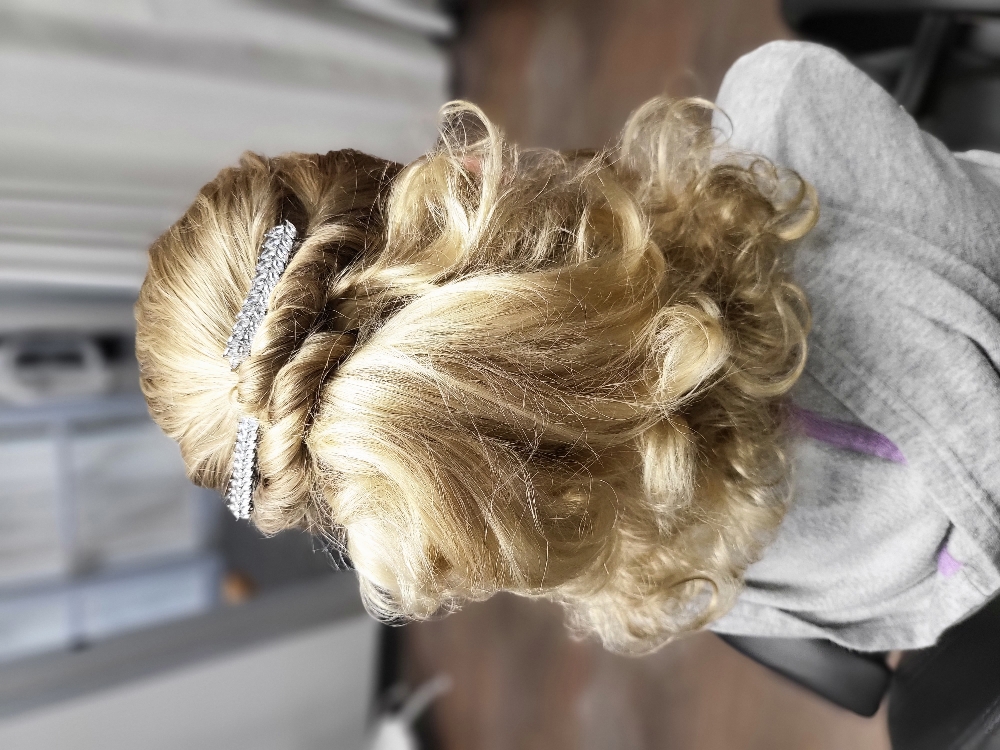 Formal Up-Do Style For Child