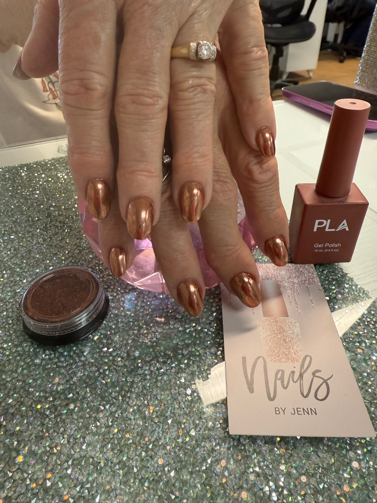 Acrylic Fill 3 weeks at Jenn Oleshak in Gardnerville, NV