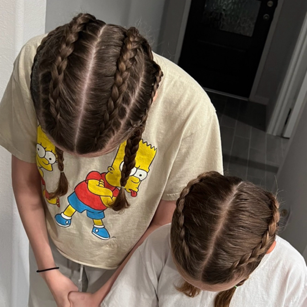 Dutch Braids at McQueen Hair Co. in Groveton, TX