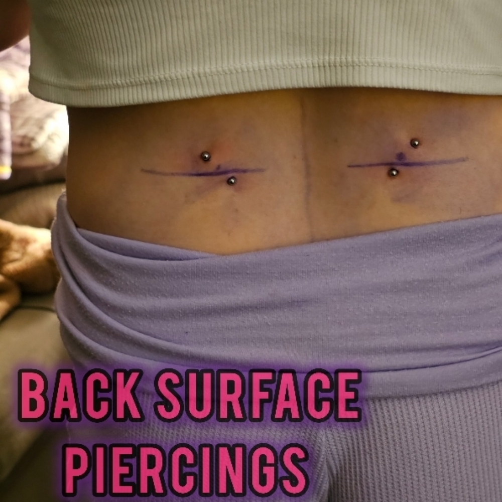 Surface Piercings at Piercings By Autumn in New Castle, PA