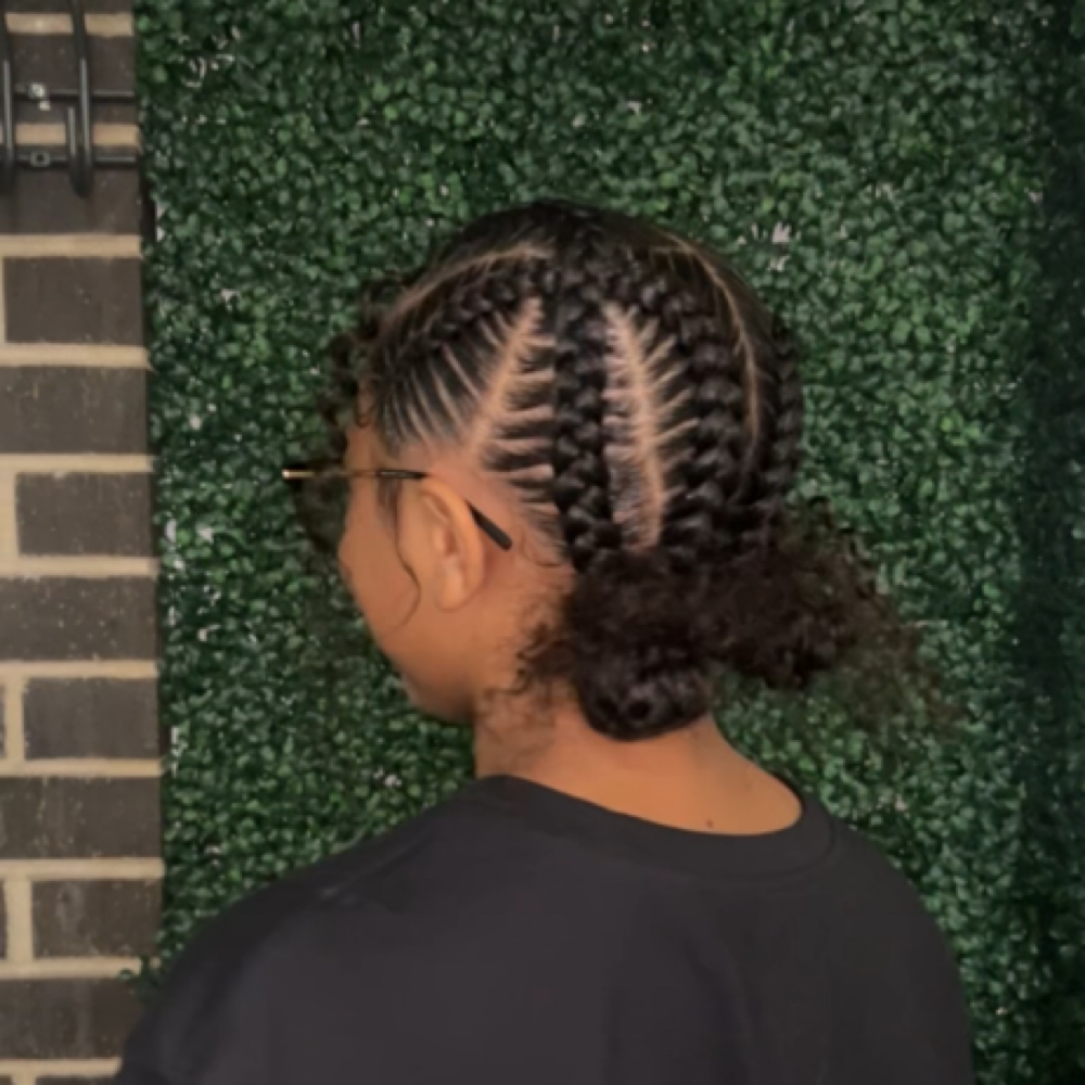 Kids Stitch Braids (4) at Polished Hair & Nail Studio in IL, IL