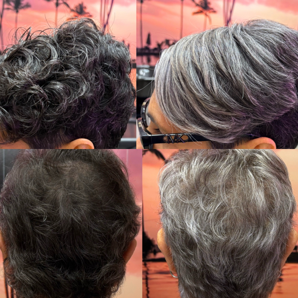 Silver Highlights at Hair Design By TIFFANY Rafalko in Clearwater, FL