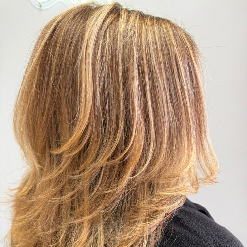 Partial Custom Foil at Callista & Company Salon in Saratoga Springs, NY