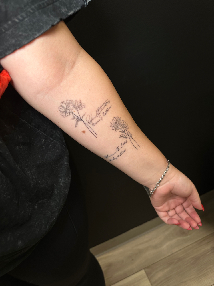 MULTIPLE LARGE TATTOOS