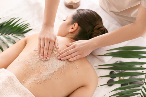 Relaxation Back Massage & Scrub