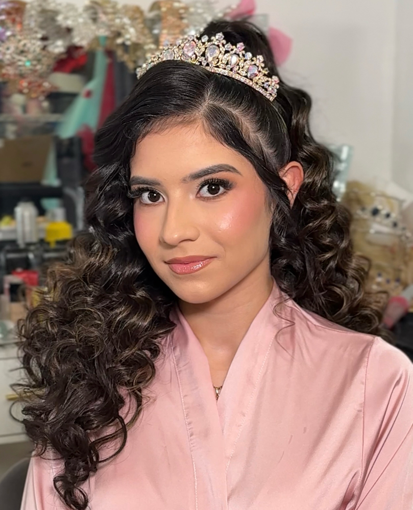 Quinseañera Makeup (photoshoot) at Denisse Plasencia in Ridgefield, NJ