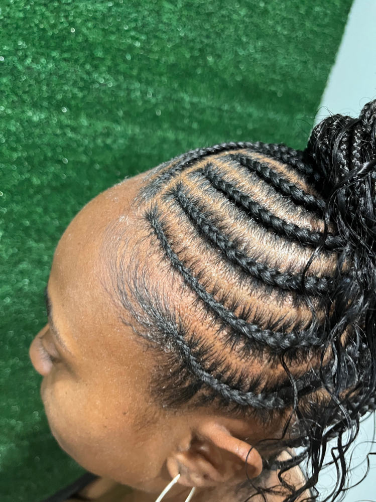 Adults Braided One Ponytail