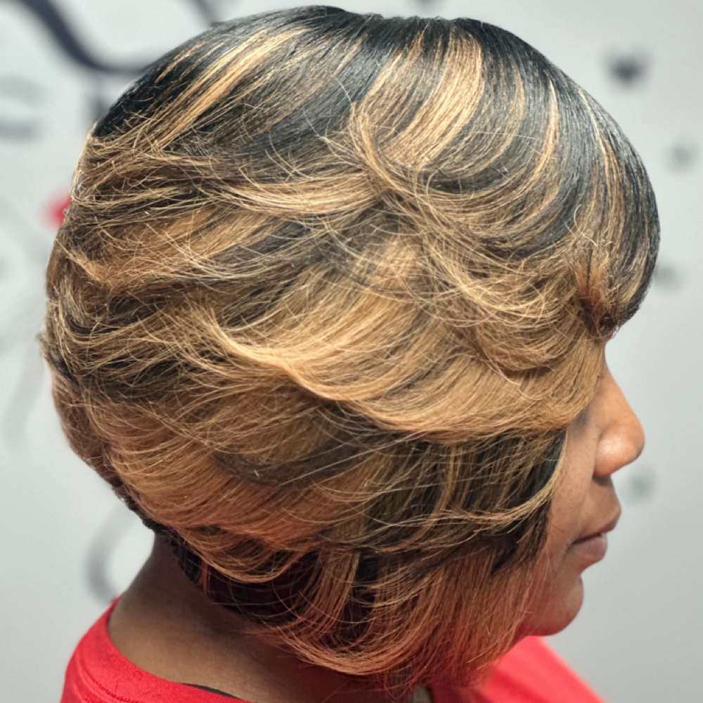 Quick Weave- Bob at Beauty Rhon-Da-Show in Memphis, TN